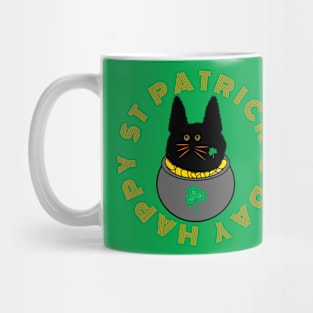 St Patrick’s Day Shamrock Cat Mug